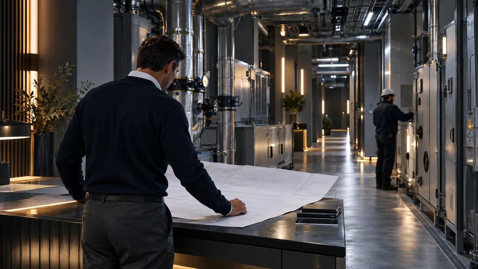 Technical coordination within a hotel asset